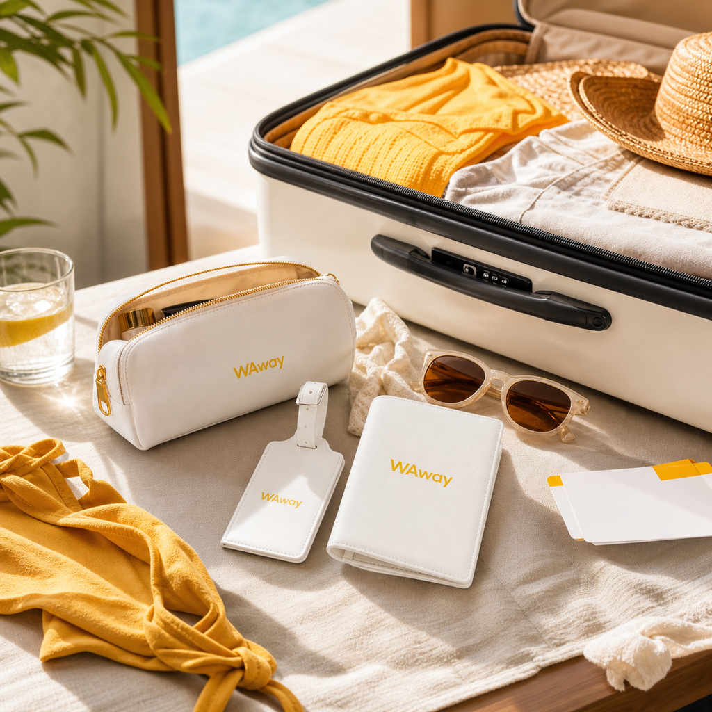 WAway Ready WA Set packing lifestyle image